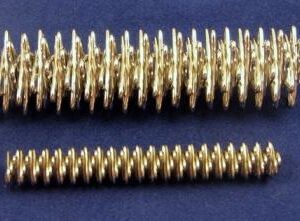 Wałeczek sprężynowy do masażu dłoni - mały złoty