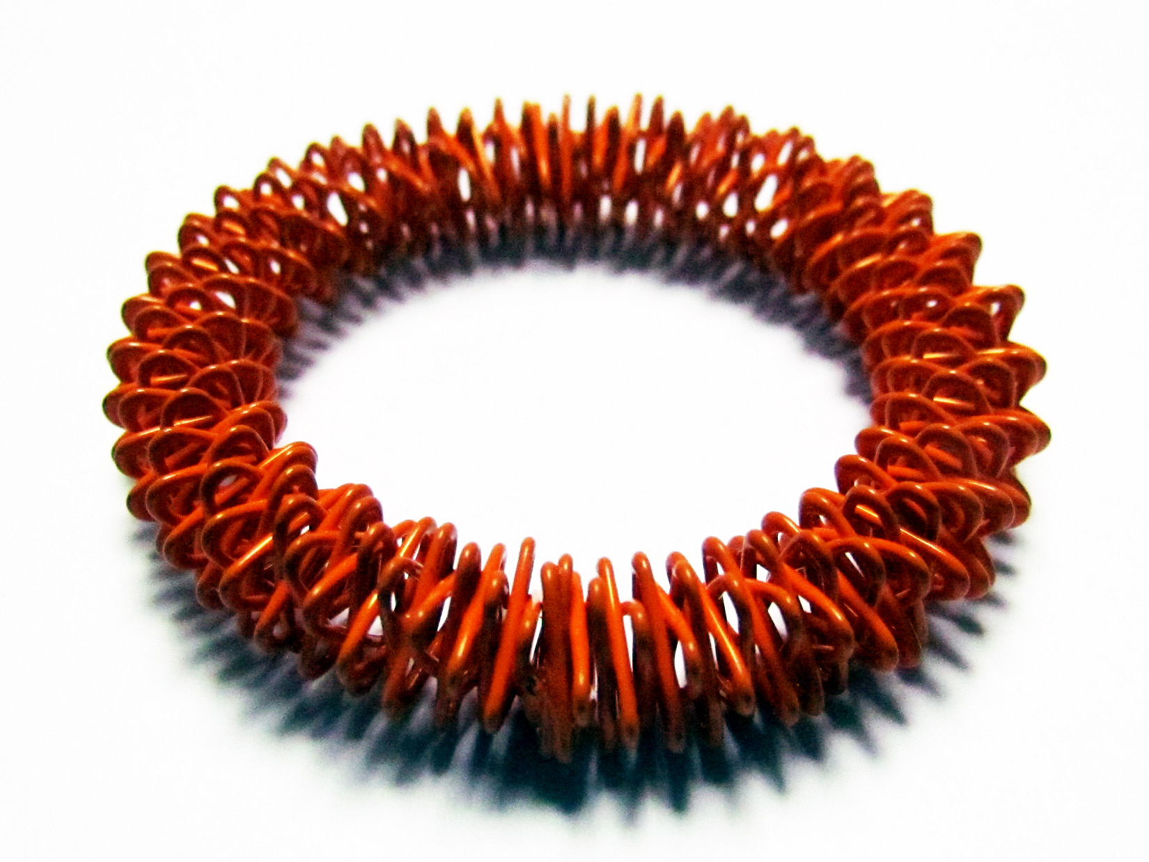 Pierścień do dłoni - pomarańczowy